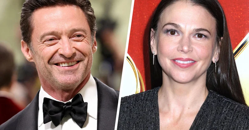 Хью Джекмана засняли в объятиях возлюбленной