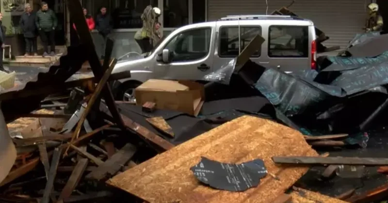 İstanbulda fırtına nəticəsində 45 ağac qopub, 89 dam uçub