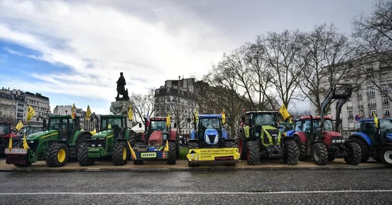 Тракторы у Эйфелевой башни: фермеры протестуют против Mercosur