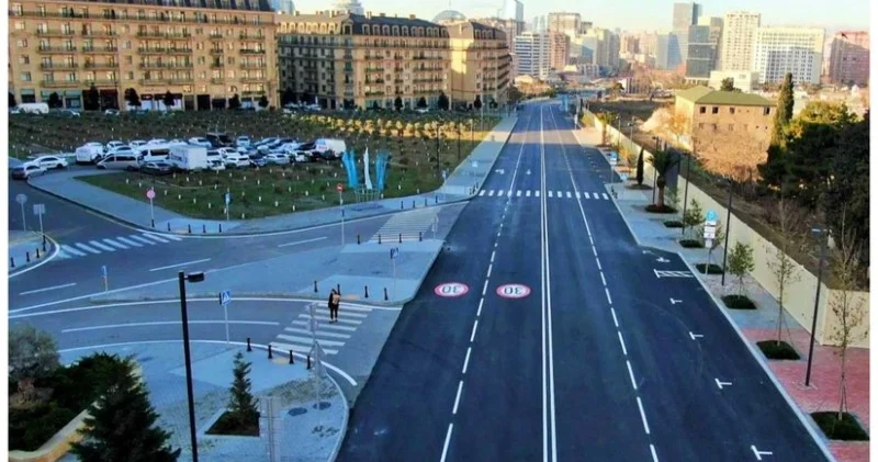 Bu küçədə yenidənqurma işləri başa çatdırıldı FOTO VİDEO