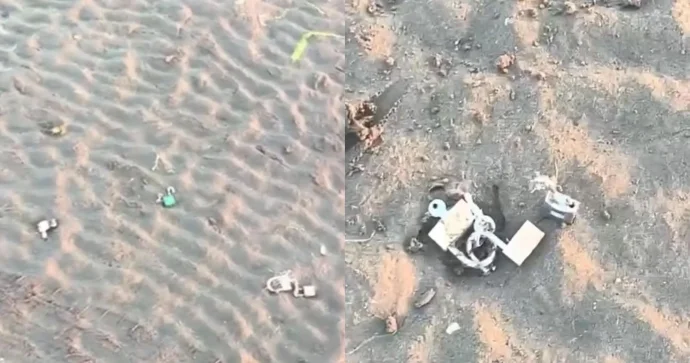 Xəzərin suyu çəkildi, elə şeylər üzə çıxdı ki… VİDEO