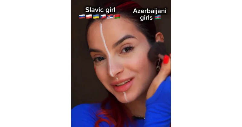 Визажист Оксана Дадашева представила необычный способ сравнения макияжа ВИДЕО