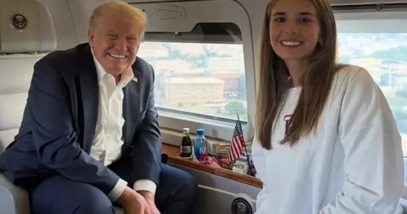 “Bir kişi ilə görüşə gedəndə “Gizli Xidmət”ə məlumat verirəm” Trampın nəvəsi Fotolar