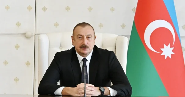 İlham Əliyev açılış mərasimində çıxış edir