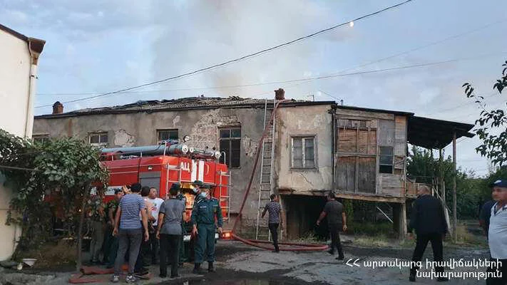 Yanğın 16 saata söndürüldü: 1 erməni öldü, 6 sı yaralandı