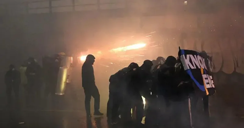 Протест против Олимпиады перерос в столкновения с полицией