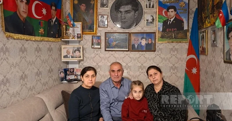 Семья Национального героя поблагодарила Лейлу Алиеву и Алену Алиеву за визит