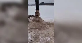 Немцы готовят новый рекорд по высоте снеговика ВИДЕО