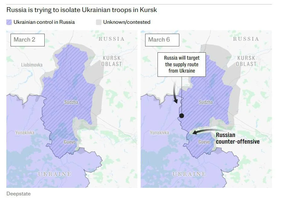 The Telegraph: Украинские военные оказались в окружении в Курске