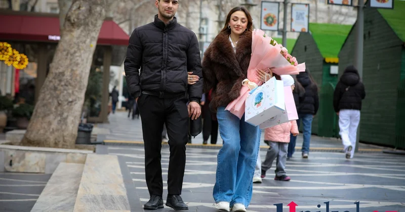 Bakıda 8 Mart ab havası FOTOLAR