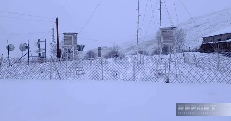 Высота снежного покрова в Нахчыване превысила один метр