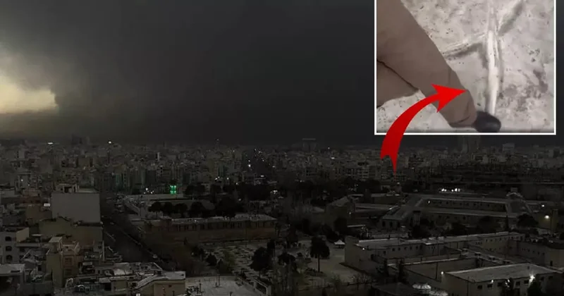 Hücumlardan sonra Tehranda qeyri adi mənzərə: Neft sanki yağış kimi yağdı FOTO/VİDEO