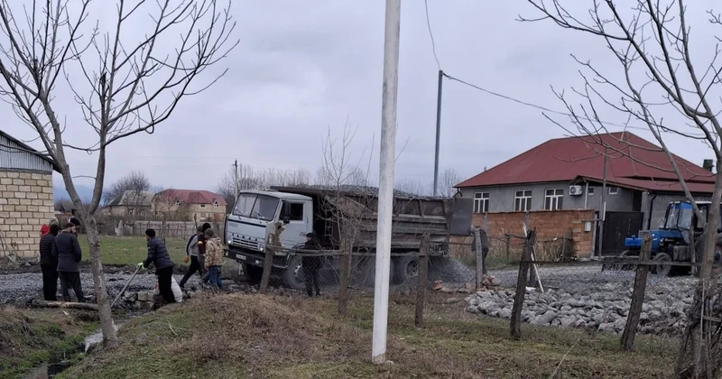 Zaqatalanın Dağlı kənd sakinlərindən çoxlarına örnək FOTO