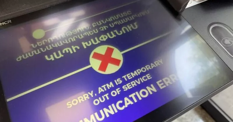 Сбои в армянской платежной системе