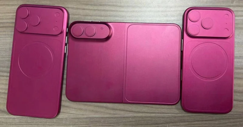 На фото показали дизайн iPhone Fold и 18 Pro Max