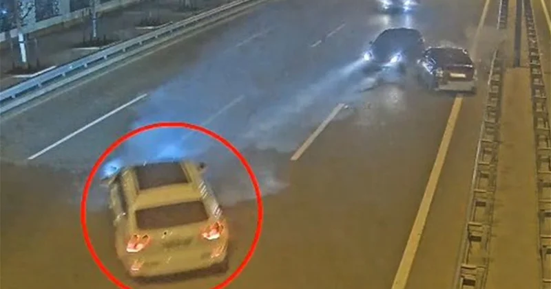Опубликованы кадры аварии на Аэропортовском шоссе ВИДЕО