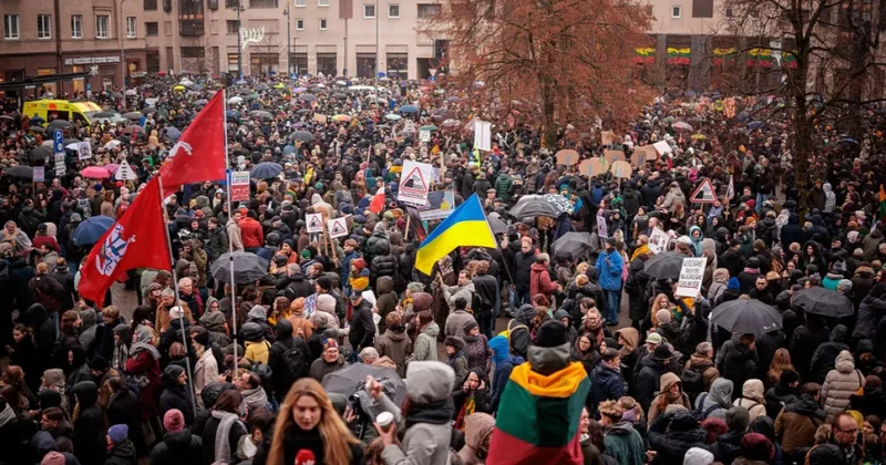 В Литве протестуют за свободу слова