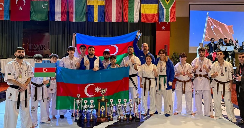 Azərbaycan karateçiləri dünya çempionatında uğurla çıxış ediblər FOTO