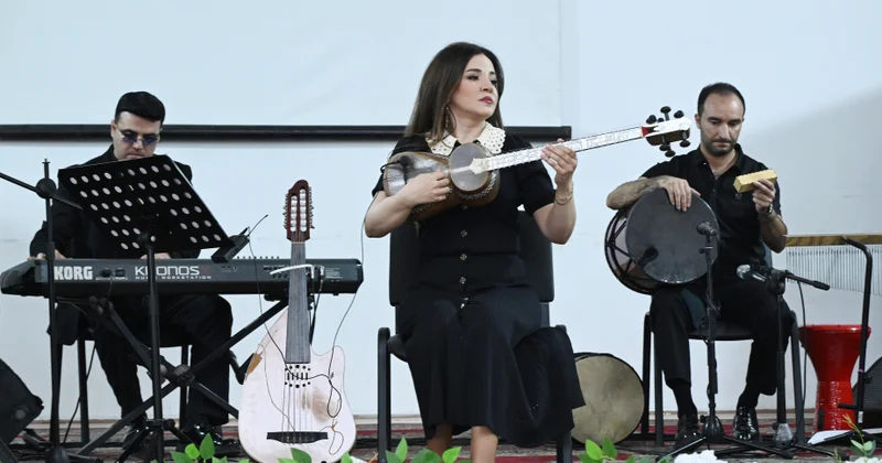 Tanınmış tarzən Humay Qədimova solo konsertlə çıxış edib