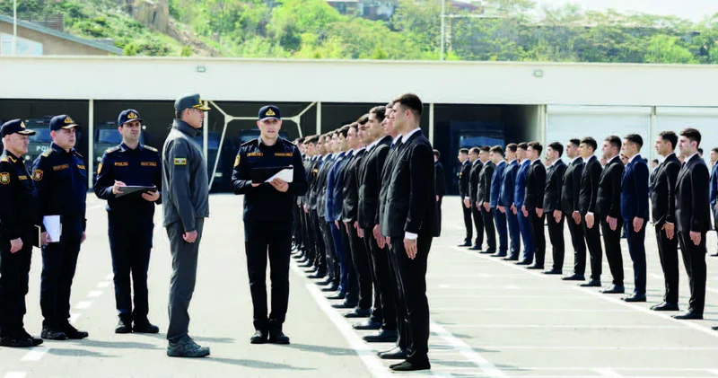 Daxili işlər nazirinin sıra baxışı
