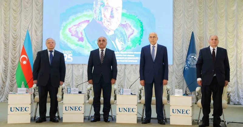 UNEC də Ulu Öndərlə bağlı konfrans keçirilib FOTOLAR