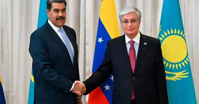 Tokayev Venesueladan olan həmkarı ilə görüşüb