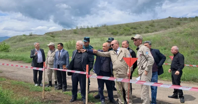 Делегация ANAMA ознакомилась с операциями по разминированию в Карабахе ФОТО