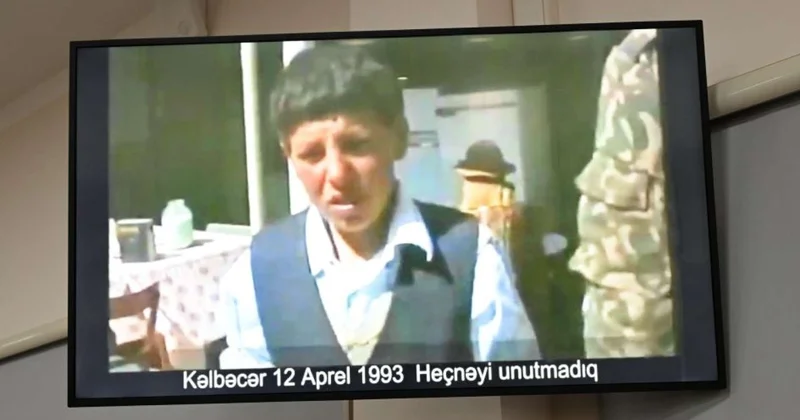 Arayikgil məhkəmədə 1993 cü ilin videosuna baxdılar FOTOLAR