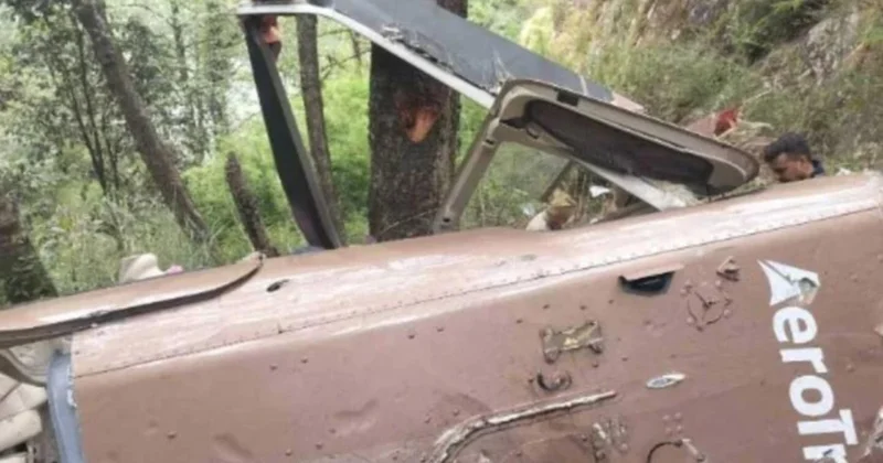 Helikopter qəzası: 5 ölü, 2 yaralı