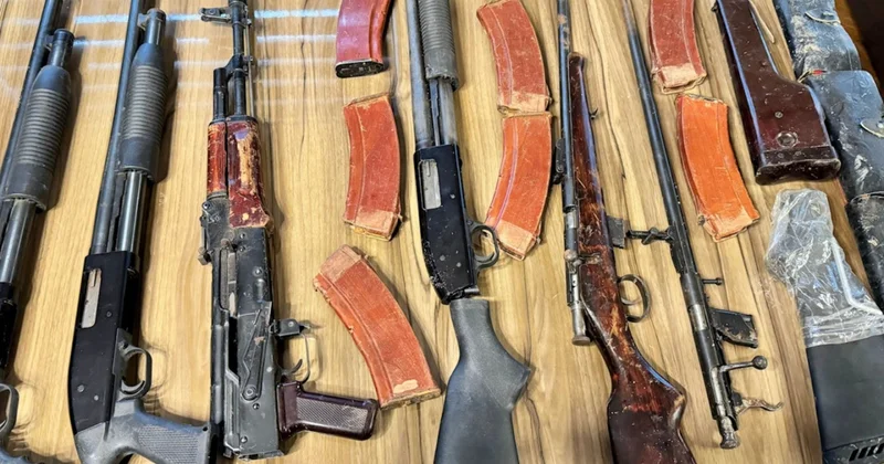 Bakıda və Sumqayıtda silah sursat aşkarlandı