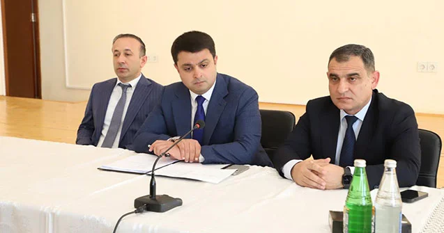Neftçalanın icra başçısı səyyar görüş keçirdi Fotolar