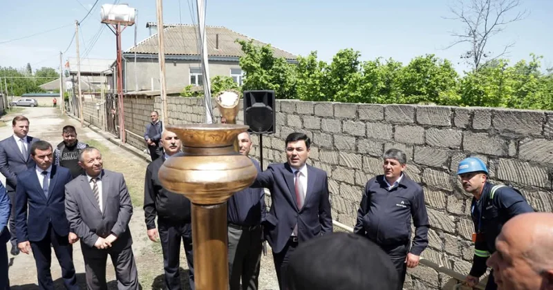Xaçmaza daha bir yaşayış məntəqəsi qazlaşdırılıb