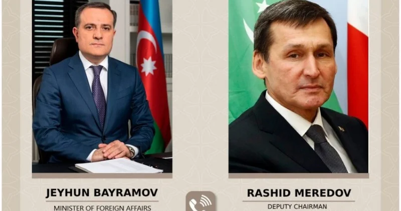 Azərbaycan və Türkmənistan XİN başçıları arasında telefon danışığı olub