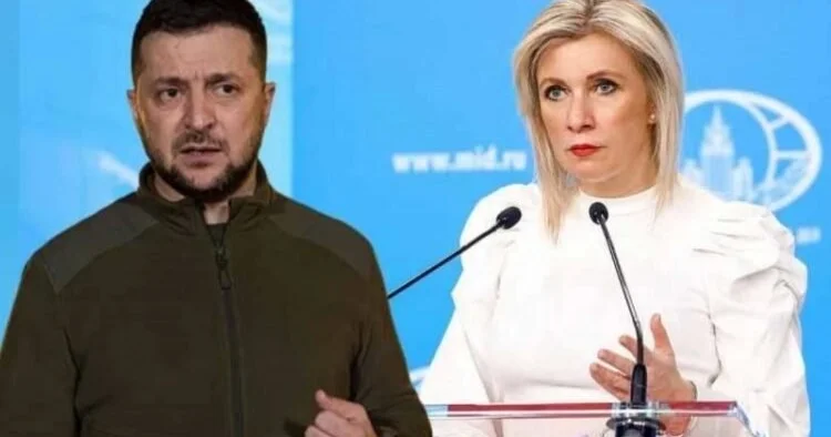 Zaxarova Zelenskini terrorçu canavar adlandırıb