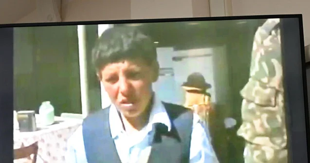 Videodakı uşaq o imiş... Foto