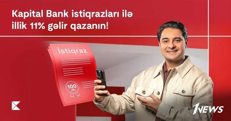 Kapital Bank объявил прием заявок на облигации на 30 миллионов манатов