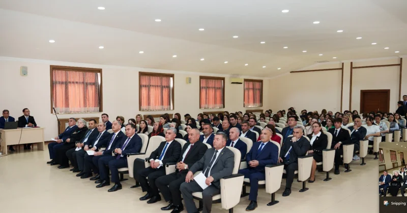 Naxçıvandan Xankəndiyə uzanan Zəfər yolu” adlı konfrans keçirildi FOTOLAR