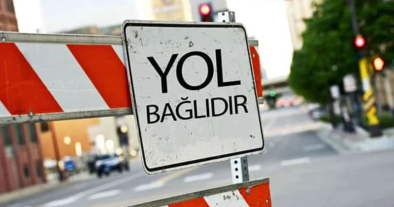 Yeni açılan yol yenidən bağlandı