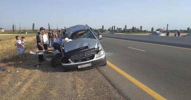 Azərbaycanda İH əməkdaşları qəzaya düşdü: yaralılar var KONKRET