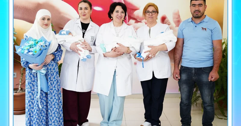 Qubada vaxtından əvvəl doğulan üçəmlərin həyatı xilas olunub