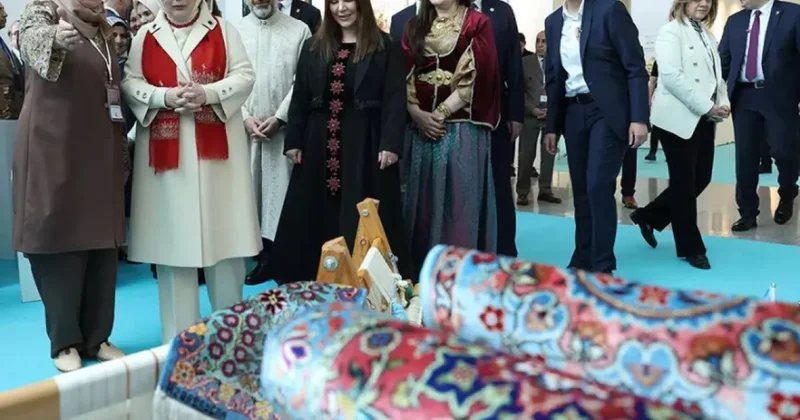 Эмине Эрдоган посетила стенд Азербайджана на международной выставке в Анкаре ФОТО