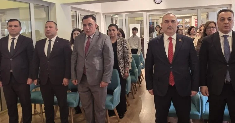 Heydər Əliyevin anadan olmasının 103 cü ildönümü münasibətilə Ulu öndərin irsi adlı tədbir keçirilib Fotolar