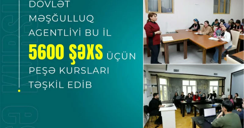 DMA daha 5 600 şəxs üçün peşə kursları təşkil edib