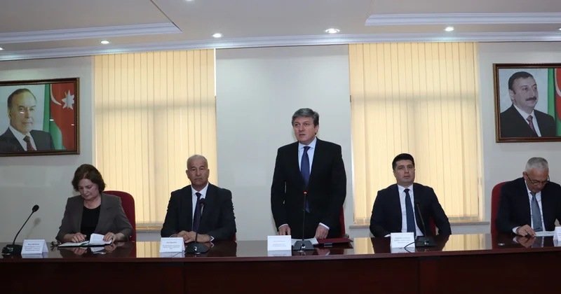 Qəbələdə keçirilən konfransda Ümummilli Lider Heydər Əliyevin xidmətlərindən danışılıb