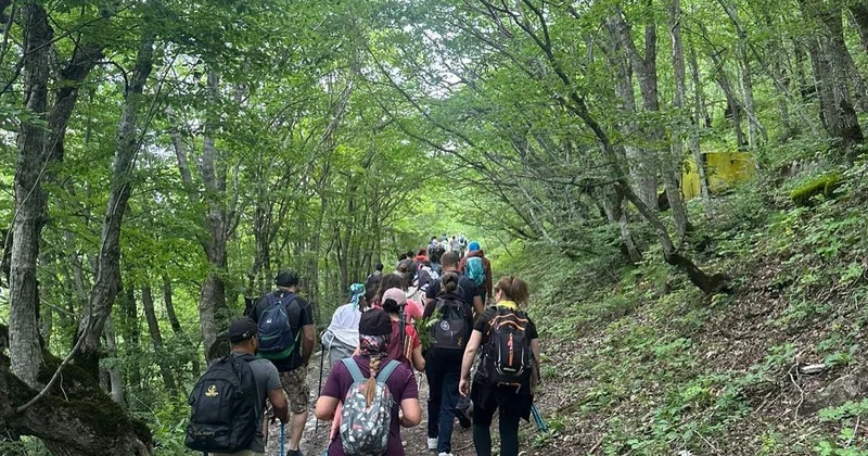 Altıağacda 12 kilometrlik marşrut üzrə yürüş təşkil edilib