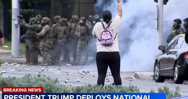 Kaliforniya qubernatoru Tramp hökumətini güc tətbiq etdiyinə görə tənqid edib