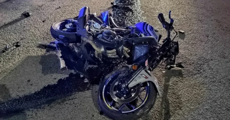 Qaxda motosiklet aşıb, xəsarət alanlar var