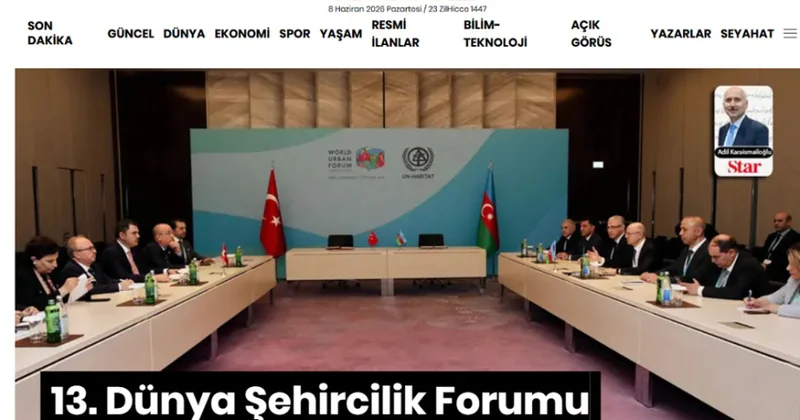 Adil Karaismayıloğlu: Türkiyə WUF13 də urbanizasiya üzrə qabaqcıl təcrübəsini təqdim edib