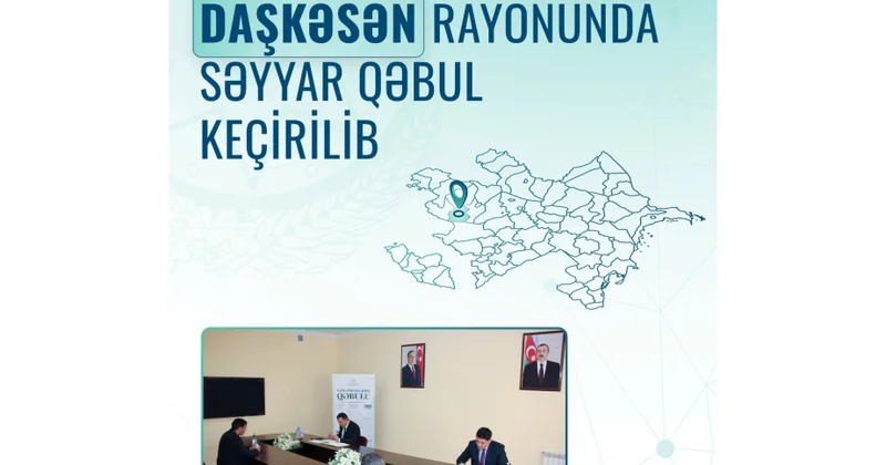 Mərkəzi Bankın əməkdaşları Daşkəsəndə vətəndaşların müraciətlərini dinləyiblər