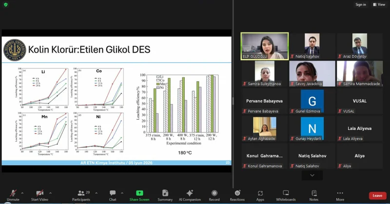 Kimya İnstitutunda beynəlxalq seminar: innovativ batareya texnologiyaları
